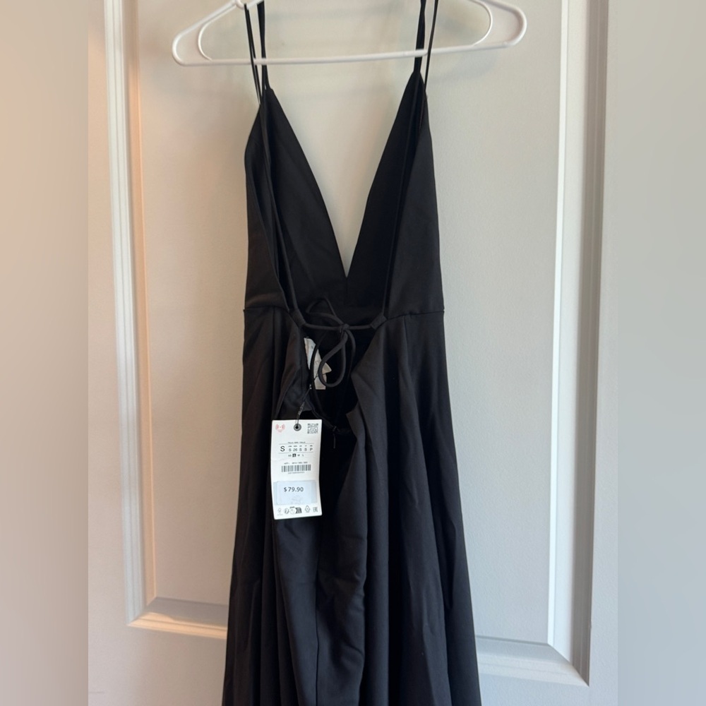 Zara Black Strappy Maxi Dress - Picture 10 of 10